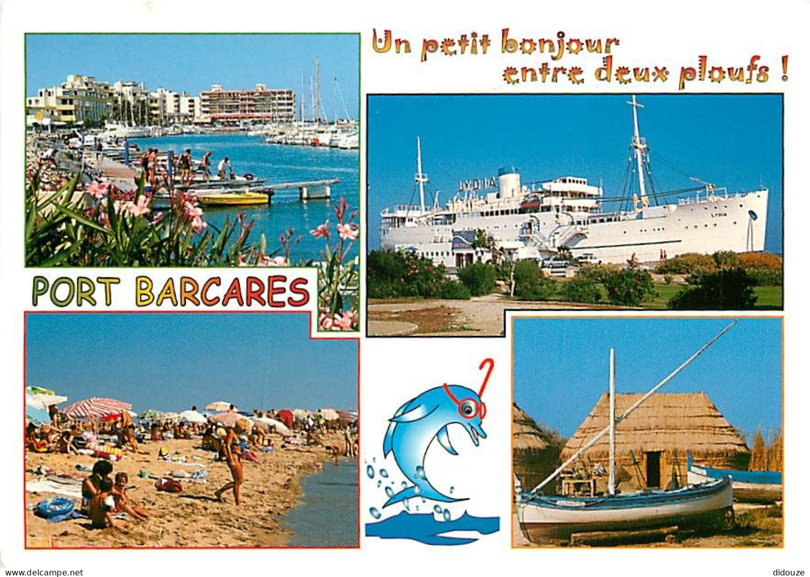 66 - Port Barcarès - Multivues - Scènes De Plage - Bateaux - Femmes En Maillot De Bain - CPM - Voir Scans Recto-Verso - Port Barcares