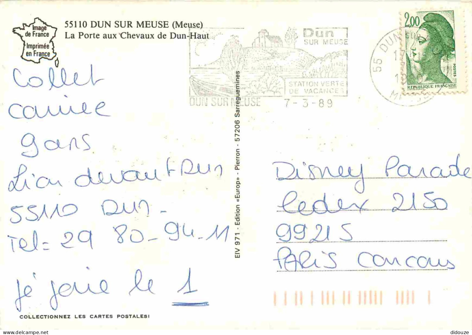 55 - Dun Sur Meuse - La Porte Aux Chevaux De Dun-Haut - CPM - Voir Scans Recto-Verso - Dun Sur Meuse