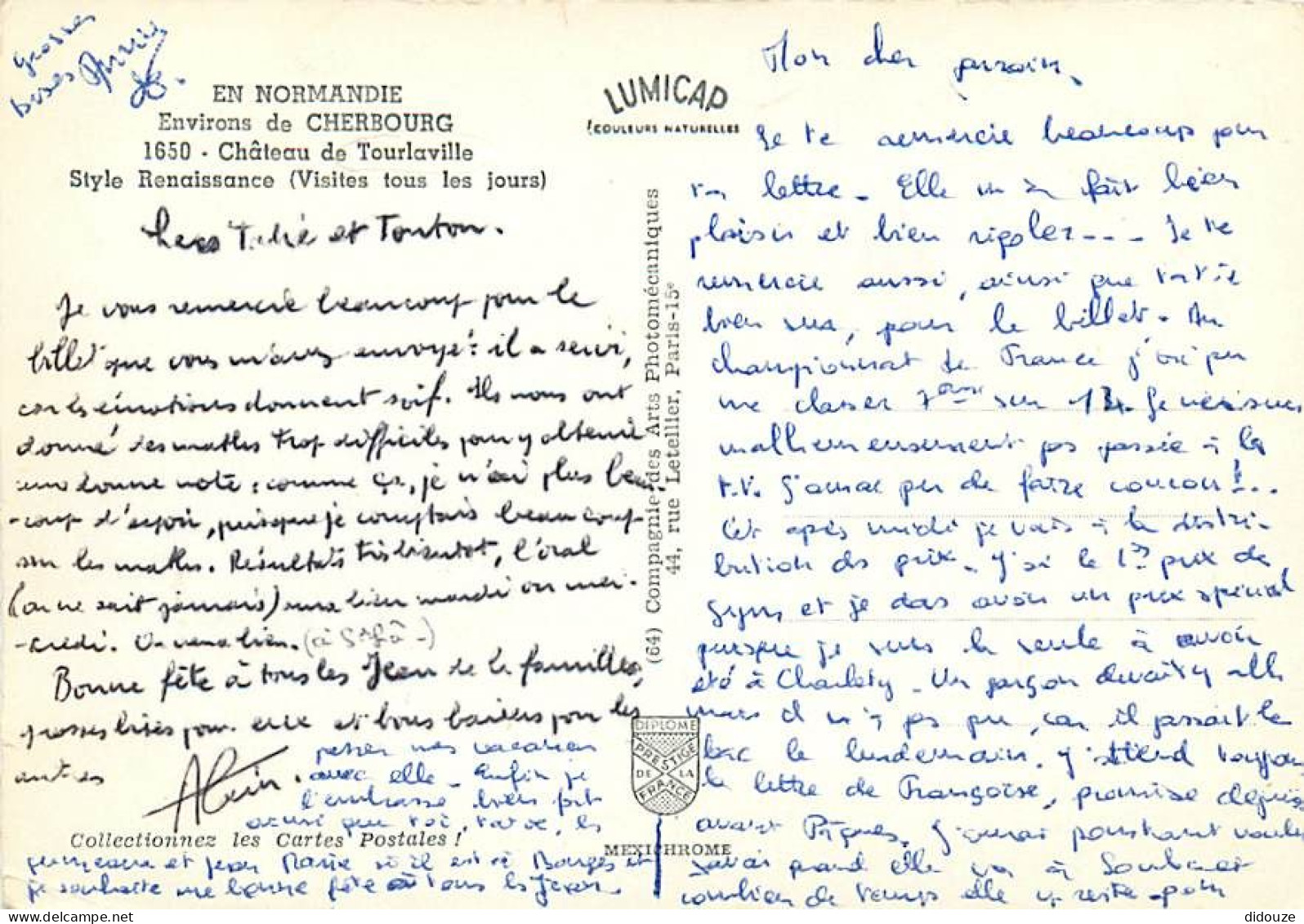 50 - Tourlaville - Château - CPM - Voir Scans Recto-Verso - Altri & Non Classificati