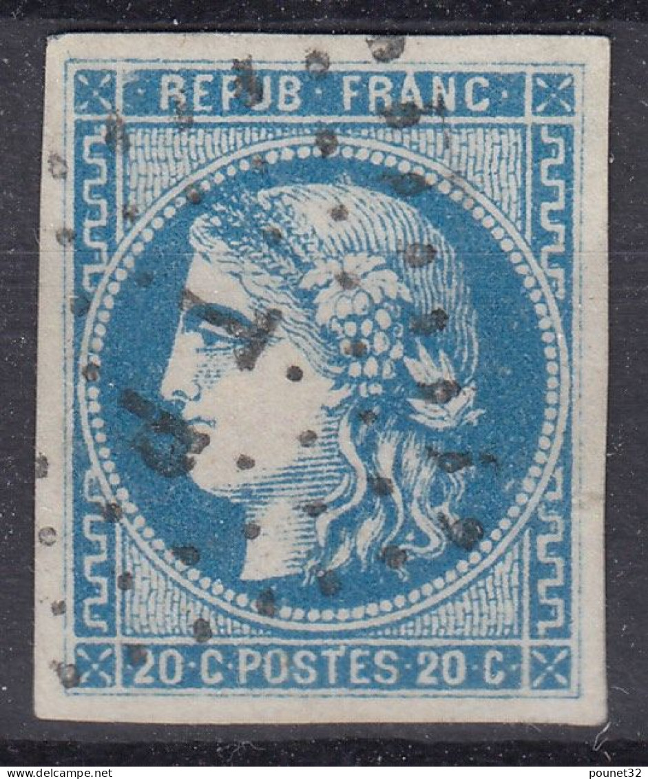 TIMBRE FRANCE BORDEAUX N° 46B JOLIE OBLITERATION AMBULANT TP - TB MARGES - 1870 Ausgabe Bordeaux