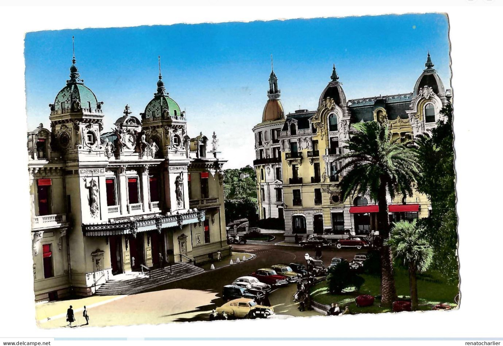 Le Casino Et Hôtel De Paris.Expédié à Marche-en-Famenne (Belgique). Oldtimer. - Casinò