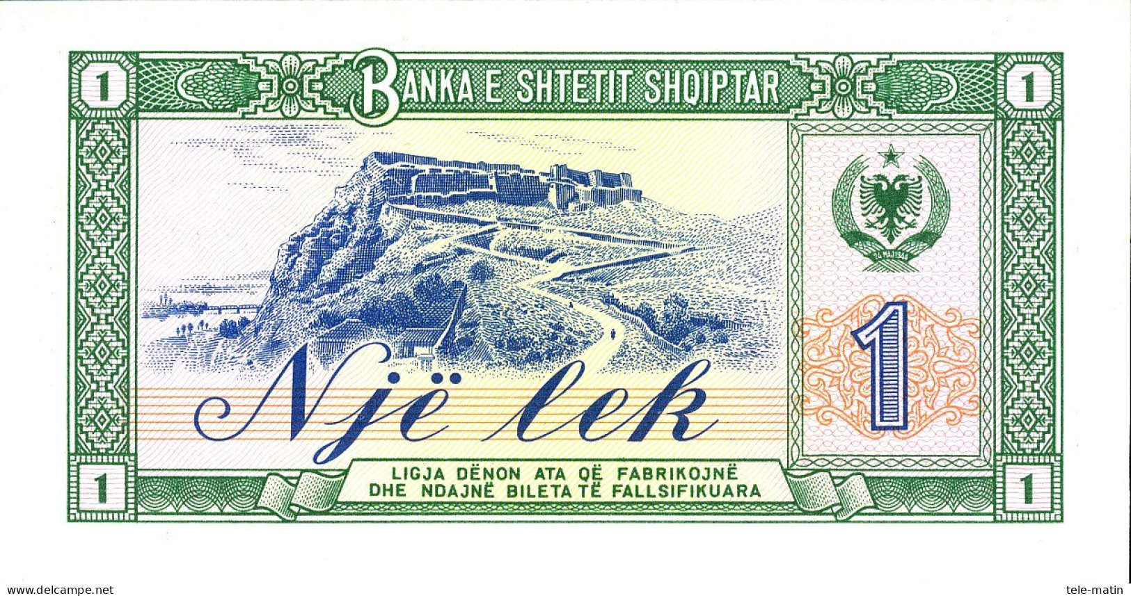 6 Billets De L'Albanie De 1957 A 1976 - Albanie