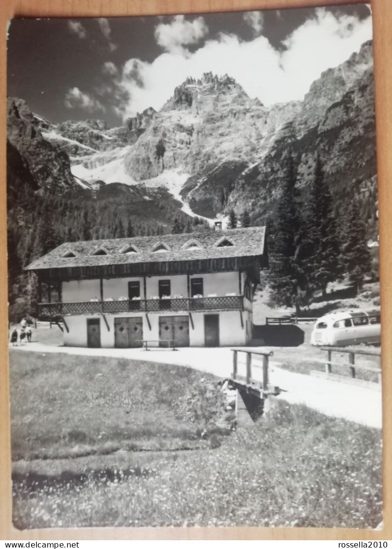 CARTOLINA ITALIA 1958 BOLZANO SESTO VAL FISCALINA HOTEL DOLOMITI Italy Postcard ITALIEN Ansichtskarten - Bolzano (Bozen)