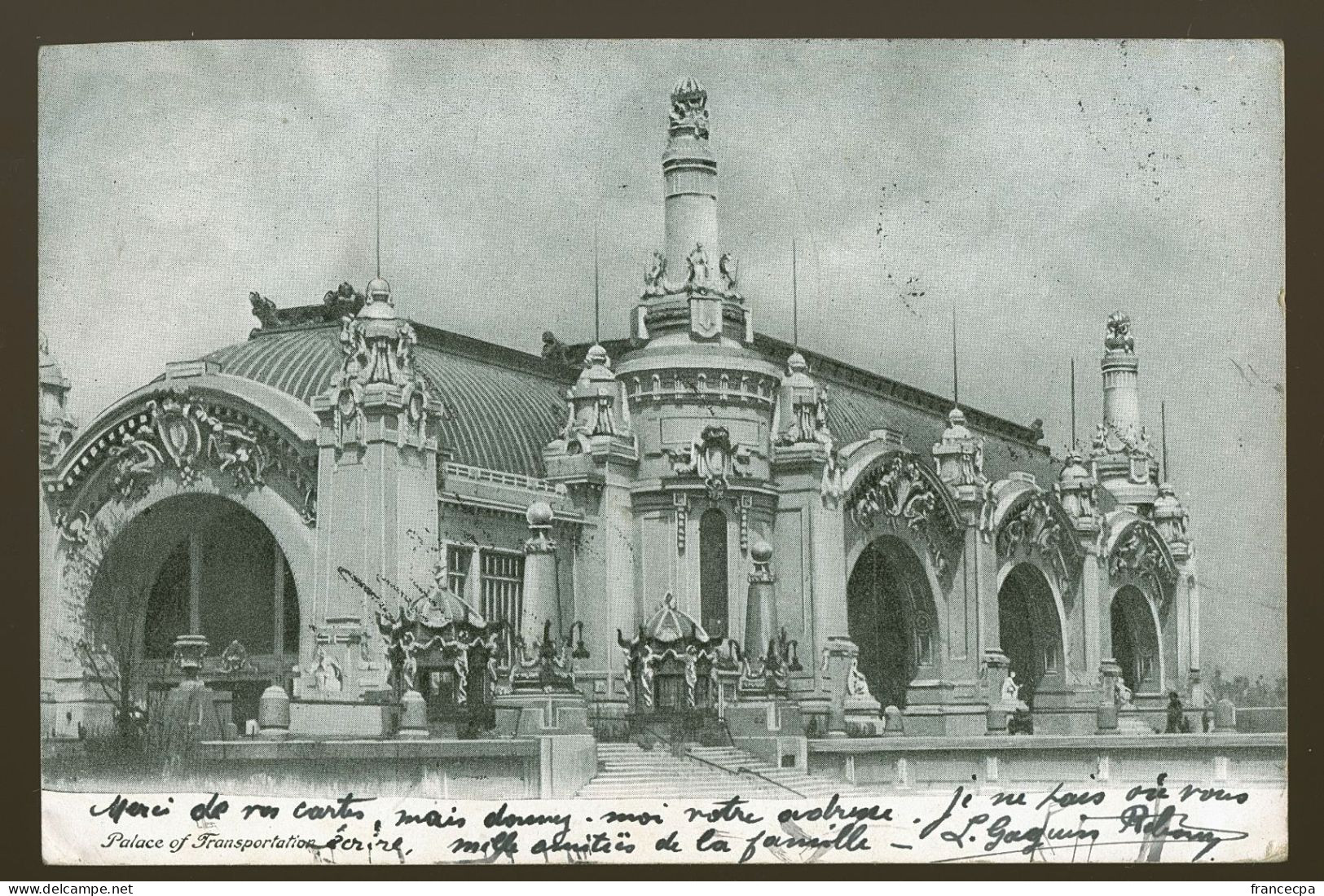 ETATS-UNIS 145 - SAINT LOUIS - Palais De Transport à L'Exposition Universelle 1904 - St Louis – Missouri
