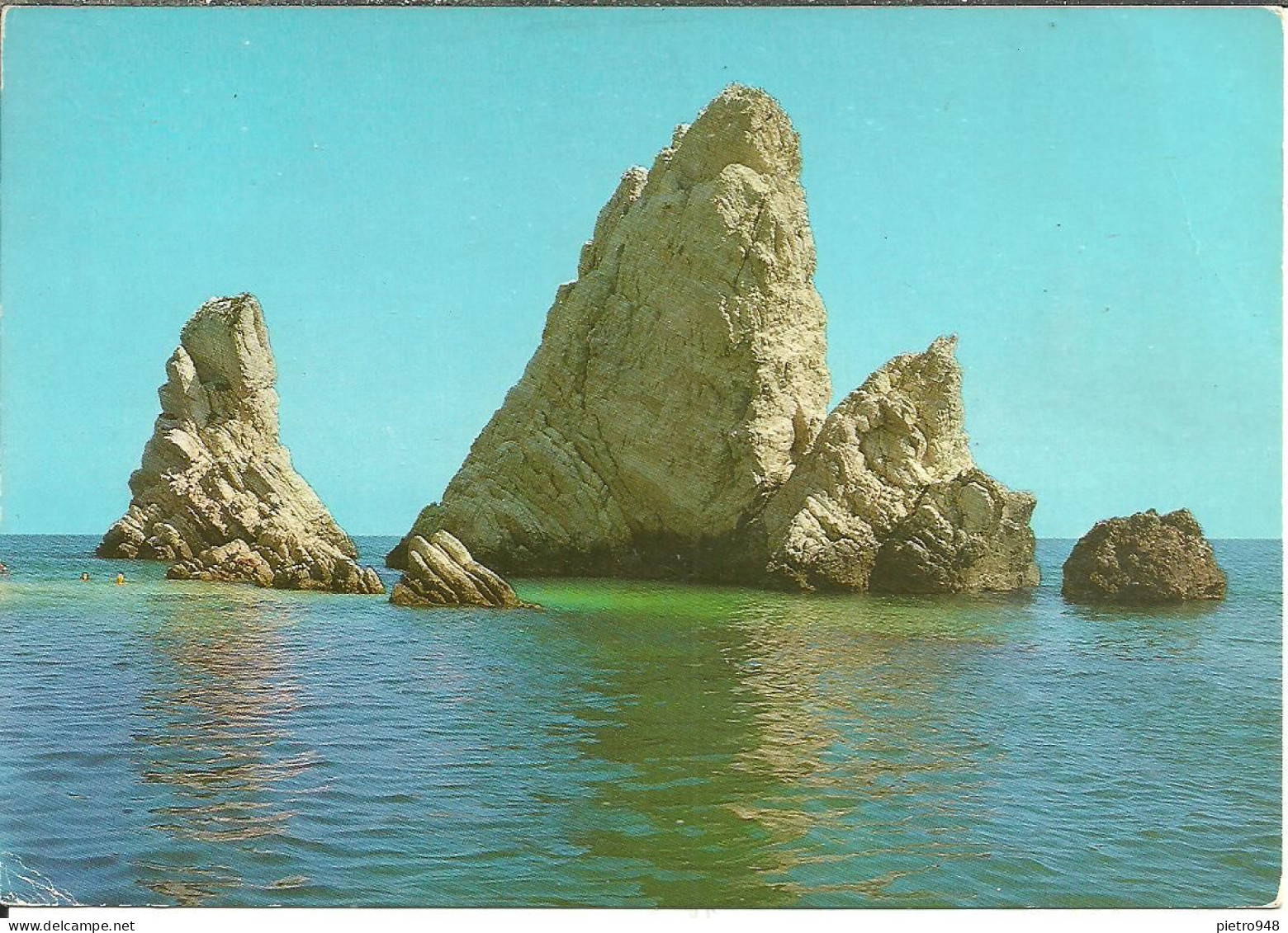 Riviera del Conero (Ancona) Stock/Blocco/Lot n. 8 Cartoline, Scogli "Due Sorelle", Rocks "Two Sisters", les Deux Soeur