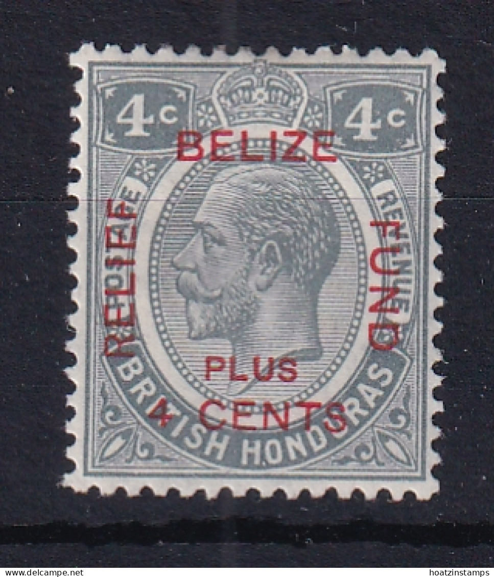 British Honduras: 1932   Belize Relief Fund Surcharge  SG141   4c + 4c     MH - Honduras Britannique (...-1970)