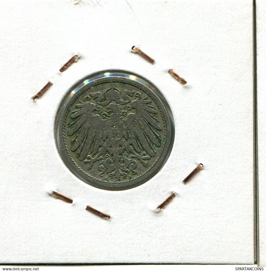 10 PFENNIG 1896 A DEUTSCHLAND Münze GERMANY #DB905.D.A - 10 Pfennig