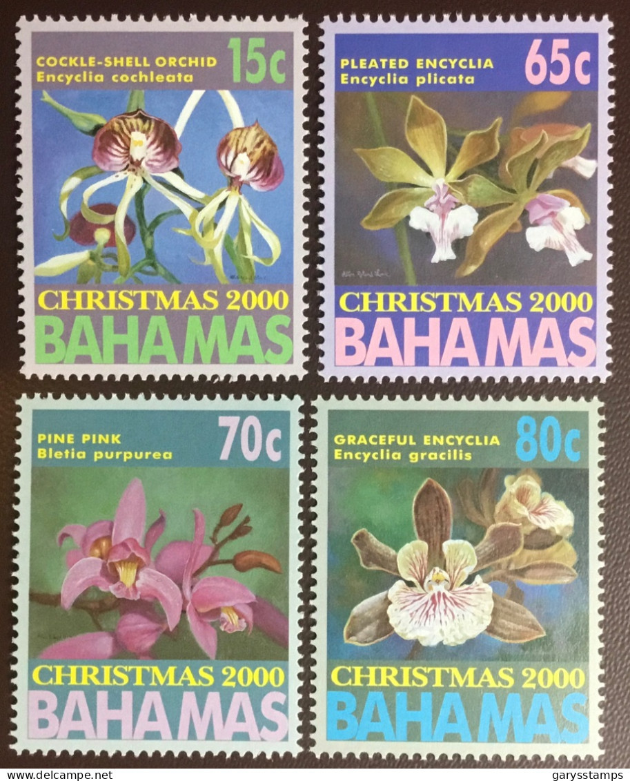 Bahamas 2000 Christmas Orchids MNH - Orchidées