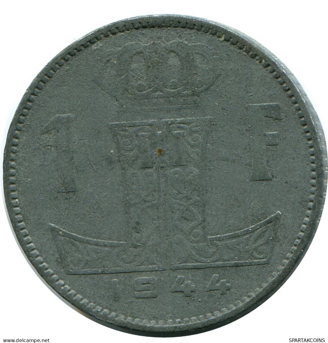 1 FRANC 1944 BELGIE-BELGIQUE BELGIEN BELGIUM Münze #BA705.D.A - 1 Franc