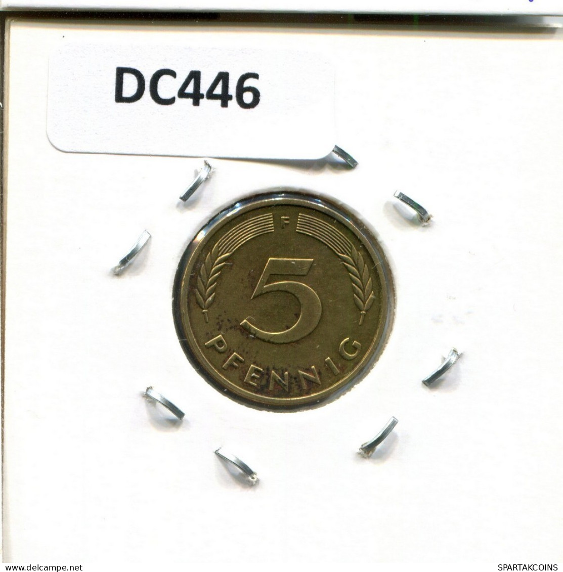 5 PFENNIG 1987 F BRD DEUTSCHLAND Münze GERMANY #DC446.D.A - 5 Pfennig