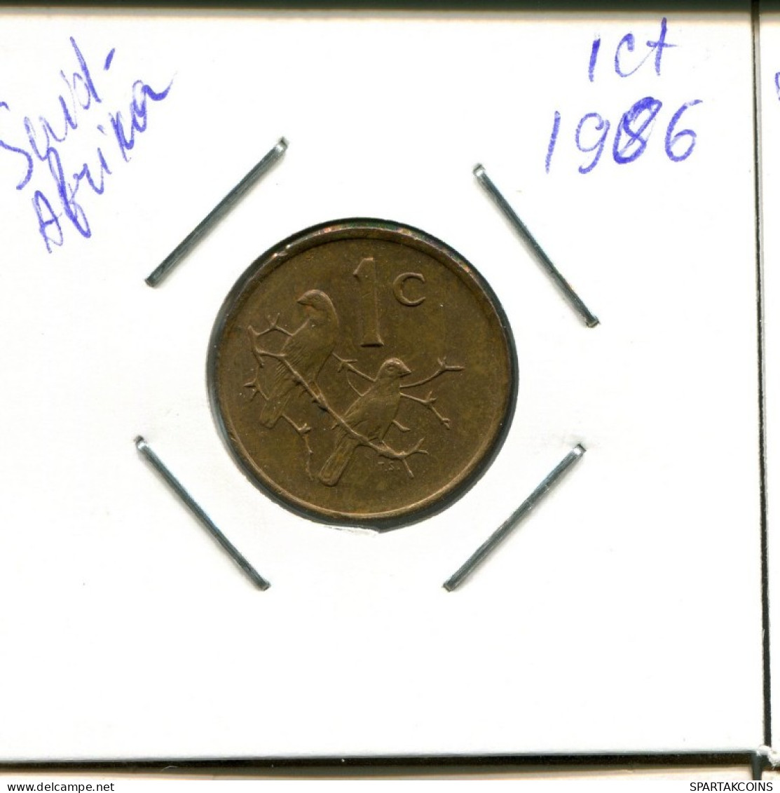 1 CENT 1986 SUDAFRICA SOUTH AFRICA Moneda #AN708.E.A - Afrique Du Sud