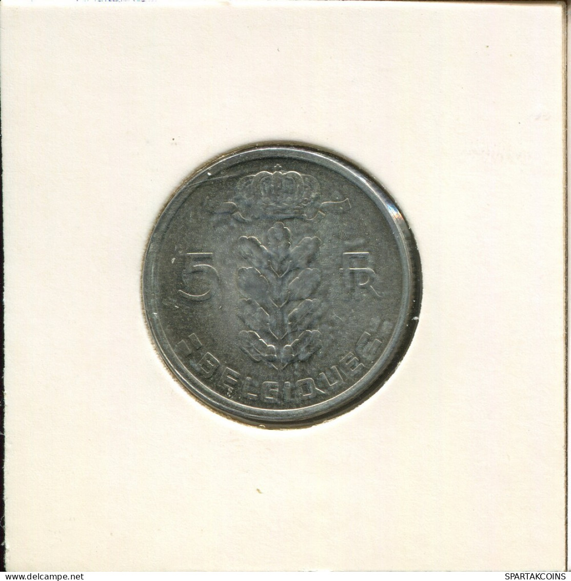 5 FRANCS 1972 FRENCH Text BELGIUM Coin #AR422.U.A - 5 Francs