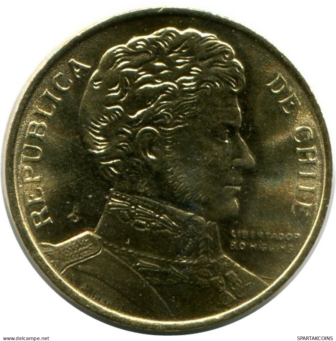 1 PESO 1990 CHILE UNC Moneda #M10128.E.A - Cile