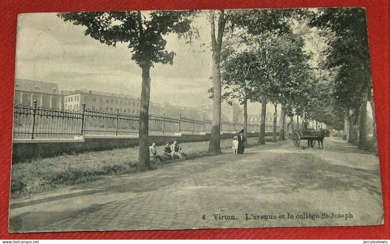 VIRTON  -  L' Avenue Et  Le Collège  Saint Joseph   -   1913 - Virton