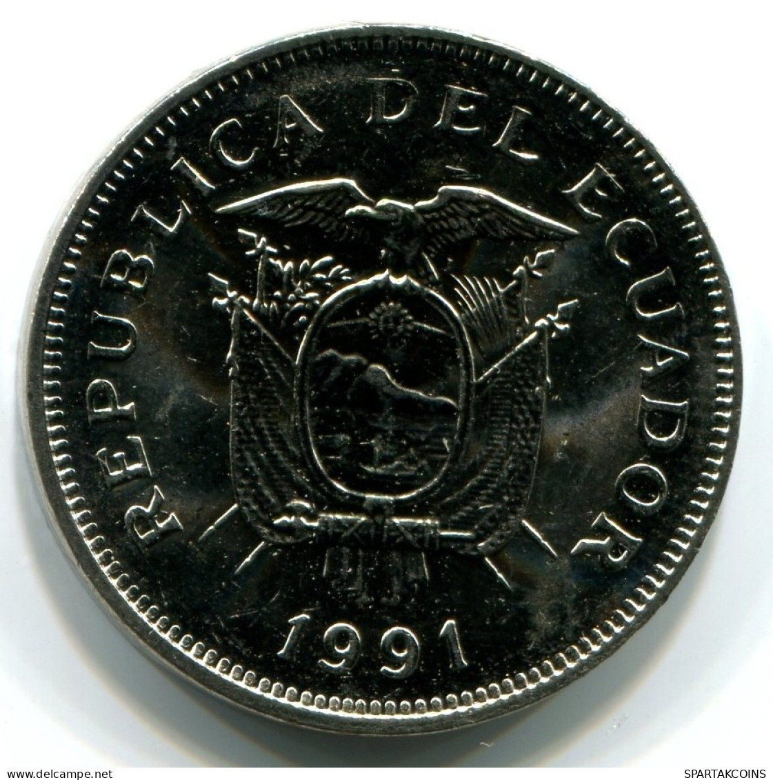 20 SUCRE 1991 EQUATEUR ECUADOR UNC Pièce #W11109.F.A - Equateur