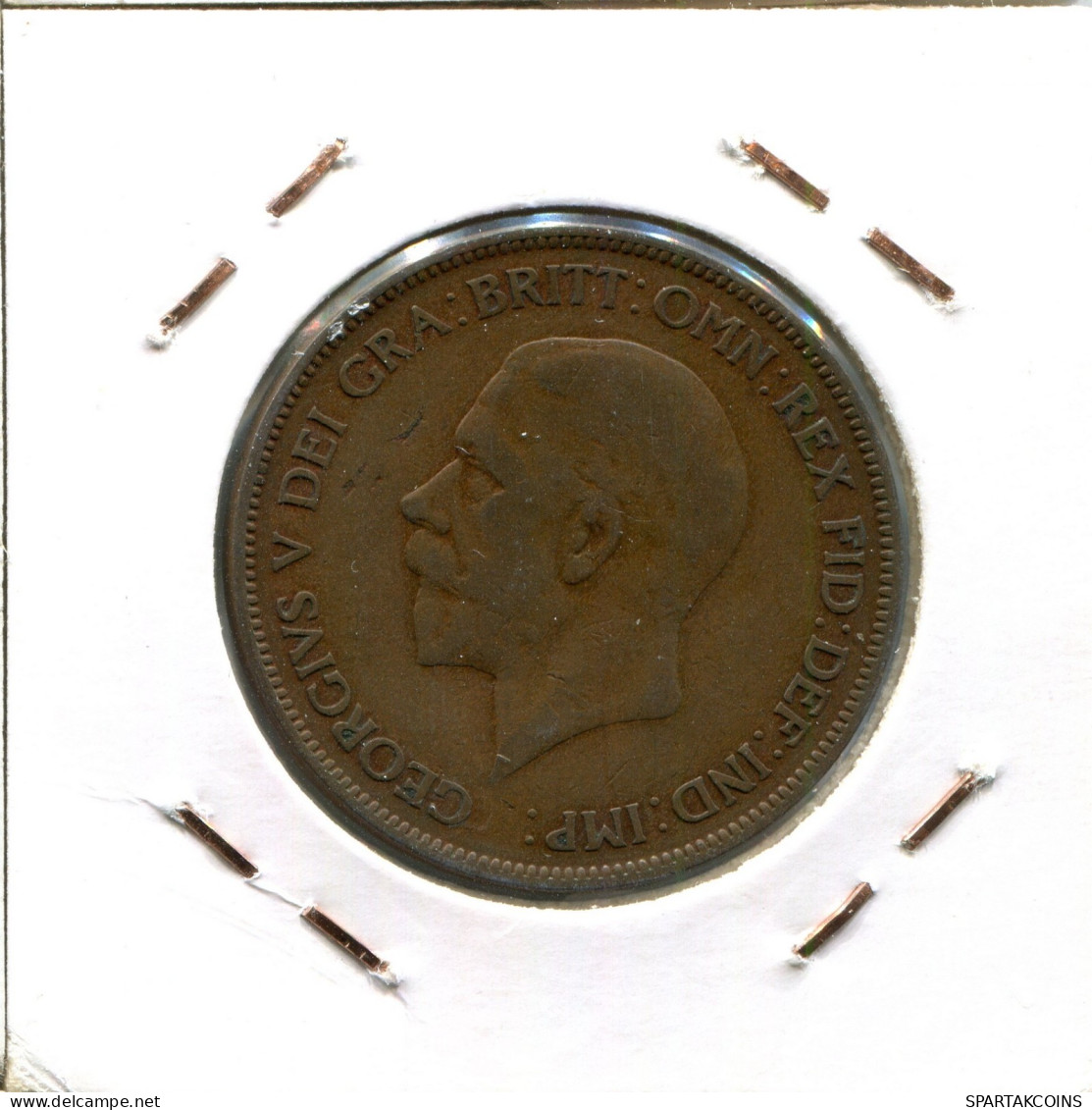 PENNY 1929 UK GBAN BRETAÑA GREAT BRITAIN Moneda #AW070.E.A - D. 1 Penny