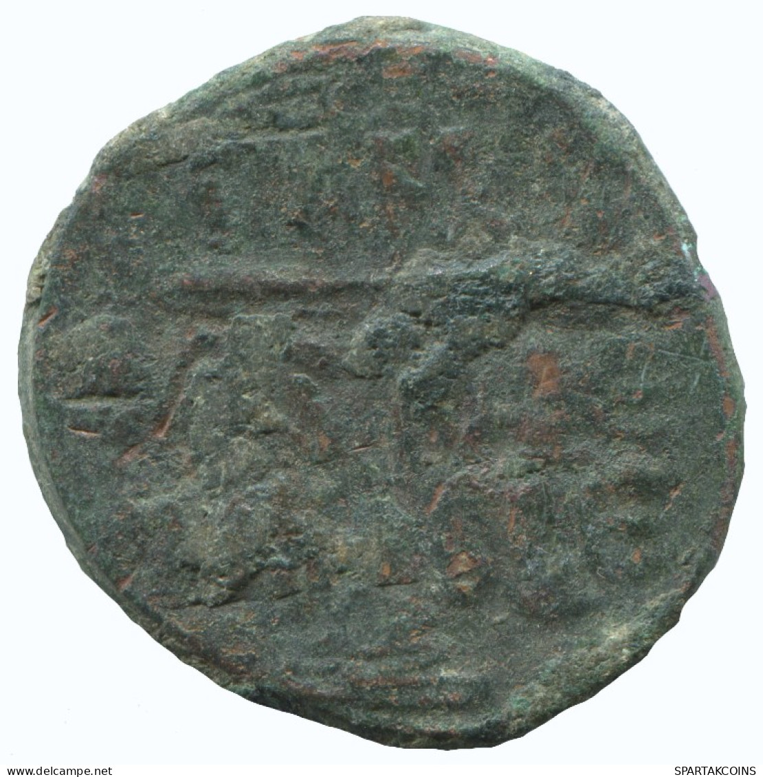 JESUS CHRIST ANONYMOUS CROSS Antiguo BYZANTINE Moneda 8.8g/31mm #AA602.21.E.A - Byzantine