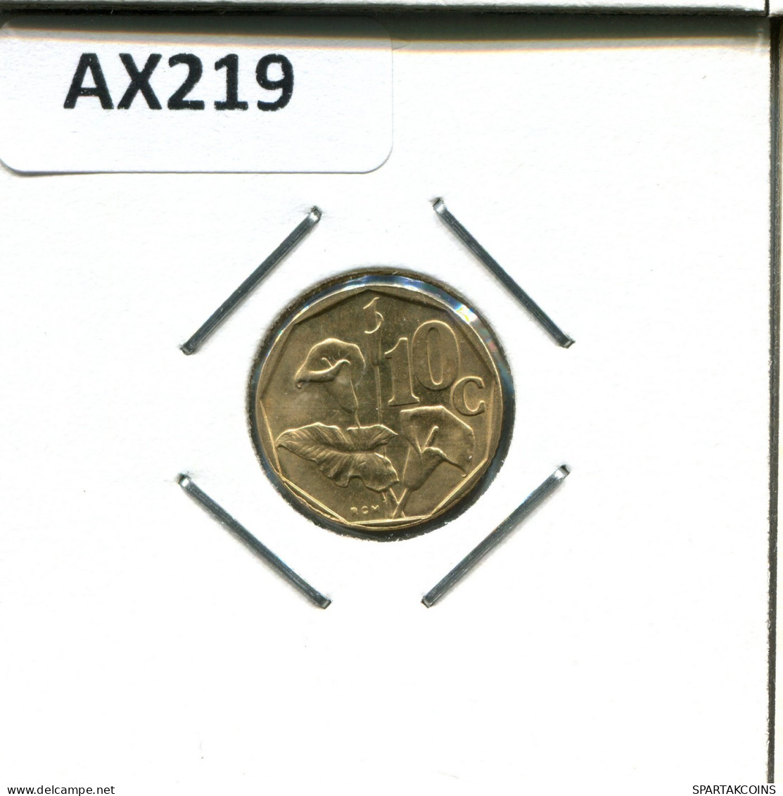 10 CENTS 1990 SOUTH AFRICA Coin #AX219.U.A - Südafrika