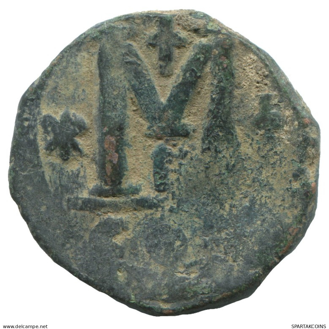 ANASTASIUS I FOLLIS Auténtico Antiguo BYZANTINE Moneda 17.3g/30mm #AA489.19.E.A - Byzantium