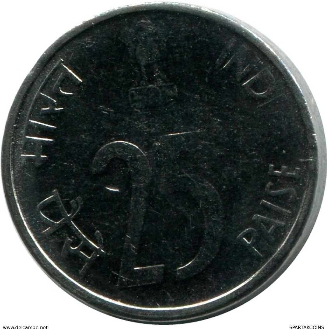25 PAISE 1999 INDIEN INDIA UNC Münze #M10088.D.A - Indien