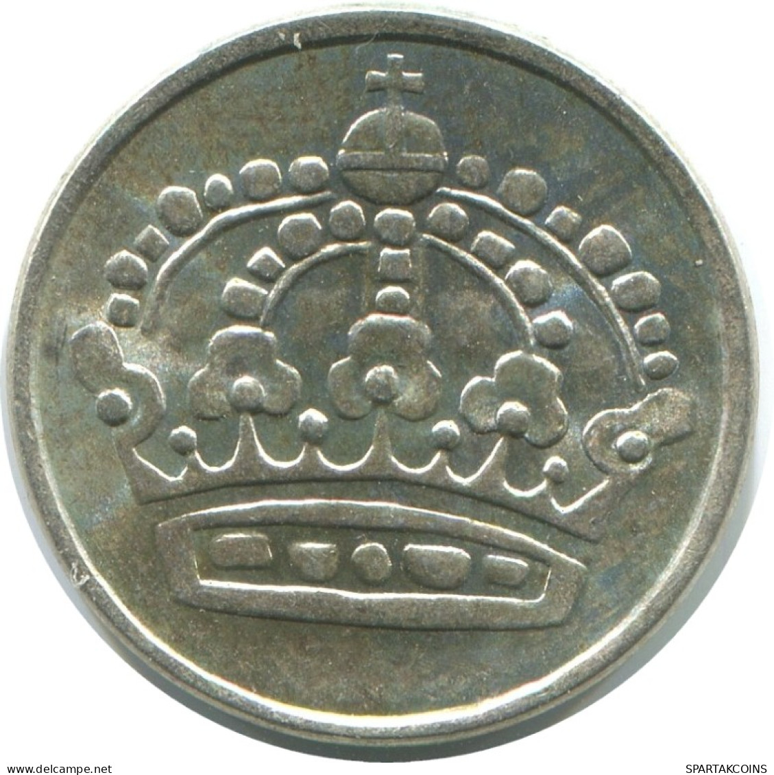 25 ORE 1959 SWEDEN SILVER Coin #AC521.2.U.A - Suède