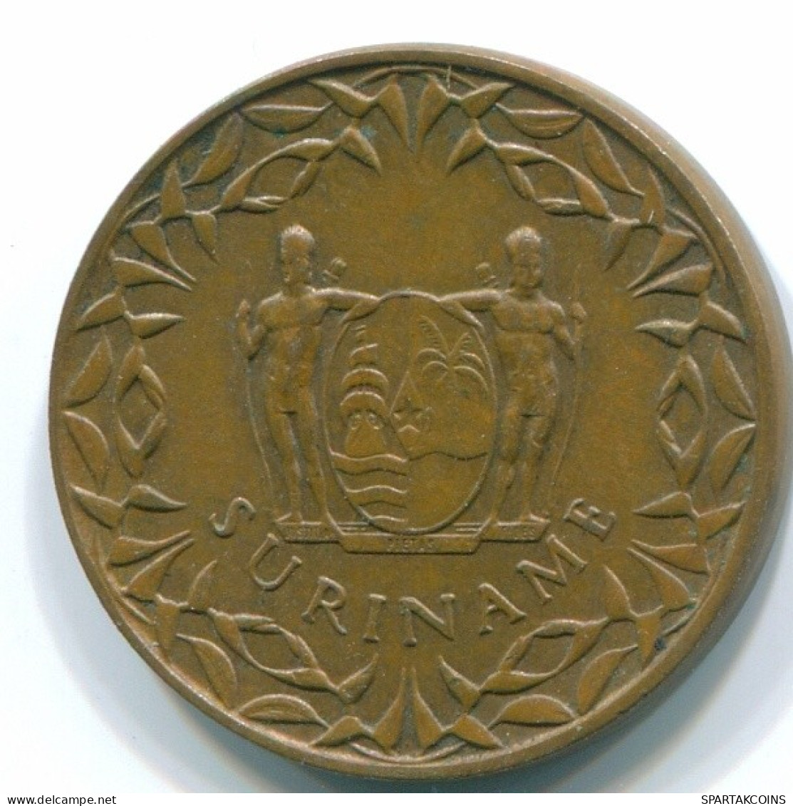 1 CENT 1970 SURINAME Netherlands Bronze Cock Colonial Coin #S10974.U.A - Surinam 1975 - ...