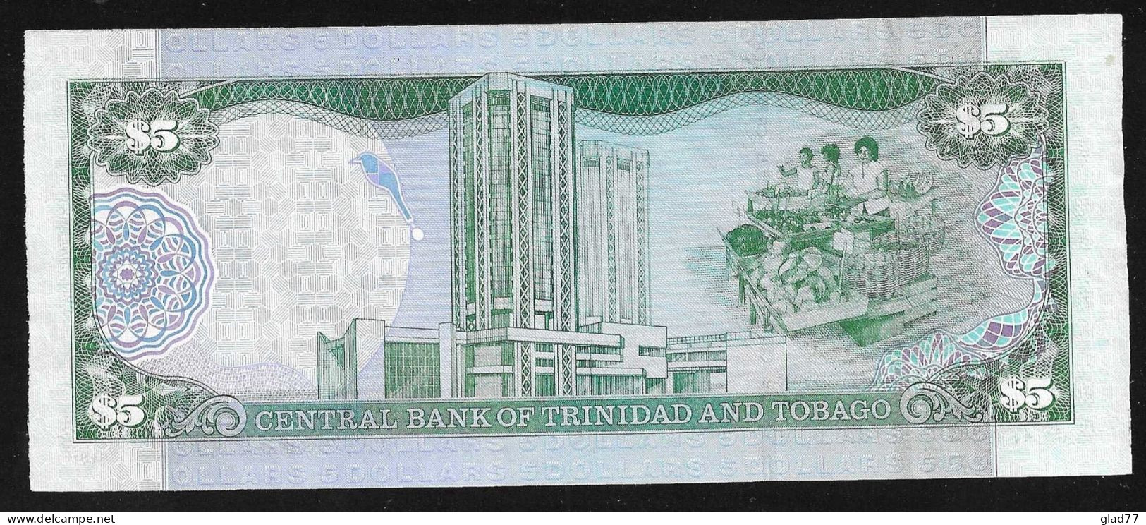 Trinidad & Tobago    5 Dollars  2002 ! - Trinidad En Tobago