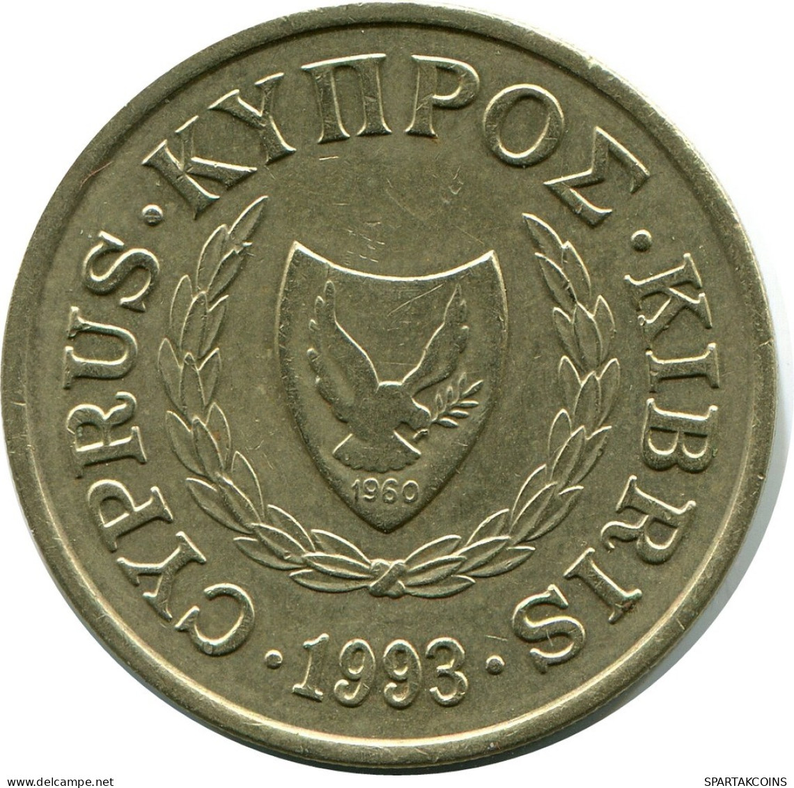 10 CENTS 1993 CHYPRE CYPRUS Pièce #AP304.F.A - Cyprus