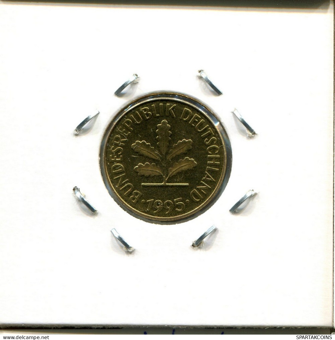 5 PFENNIG 1995 A WEST & UNIFIED GERMANY Coin #DC482.U.A - 5 Pfennig