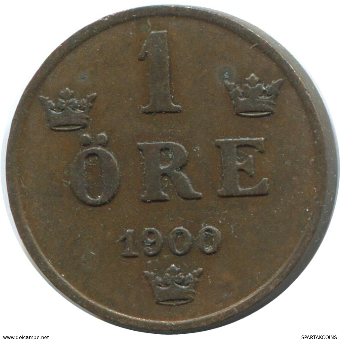1 ORE 1900 SCHWEDEN SWEDEN Münze #AD246.2.D.A - Schweden
