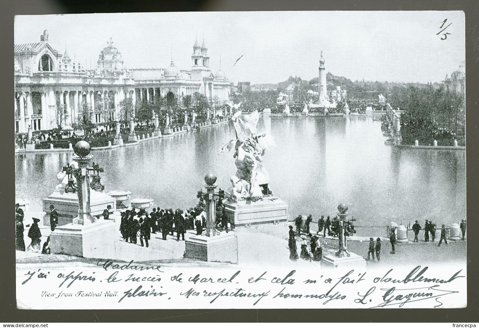 ETATS-UNIS 148 - Grand Basin, St. Louis World's Fair - Exposition 1904 - St Louis – Missouri