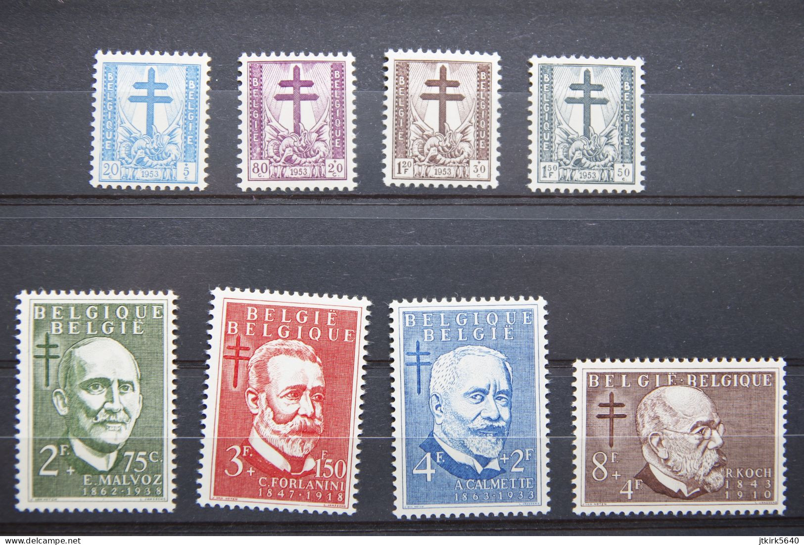 Série Antituberculeux (COB/OBP 930/937, MNH**) 1953. - Neufs