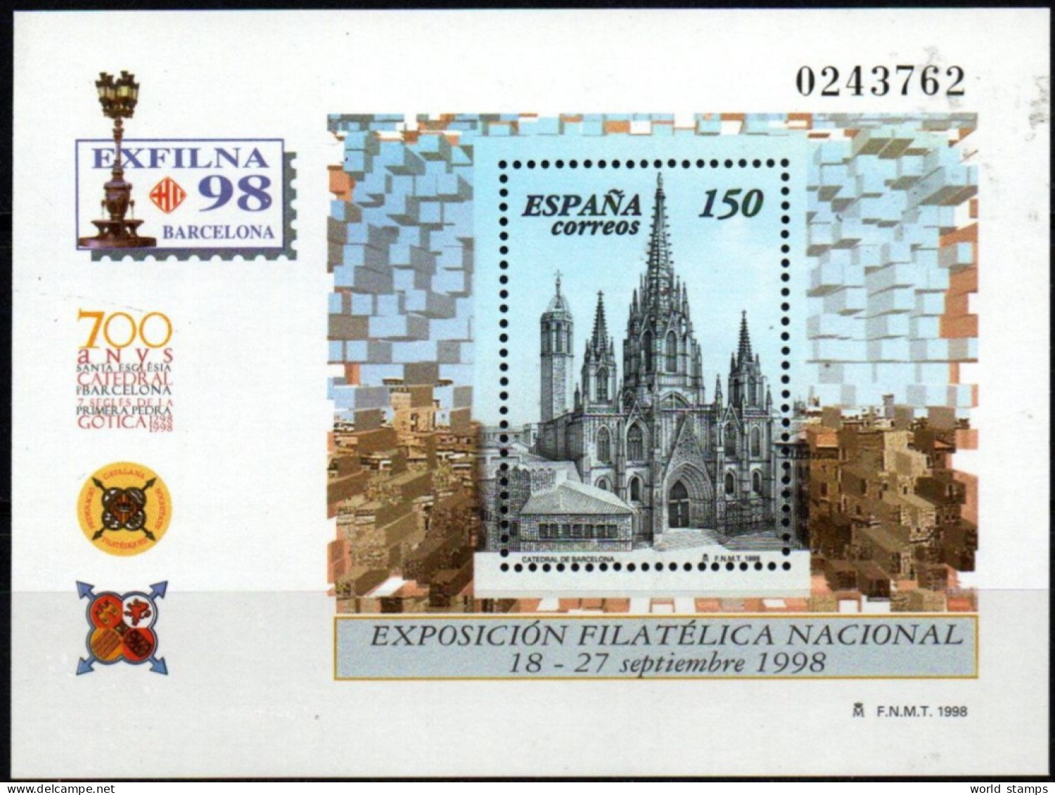 ESPAGNE 1998 ** - Blocks & Sheetlets & Panes