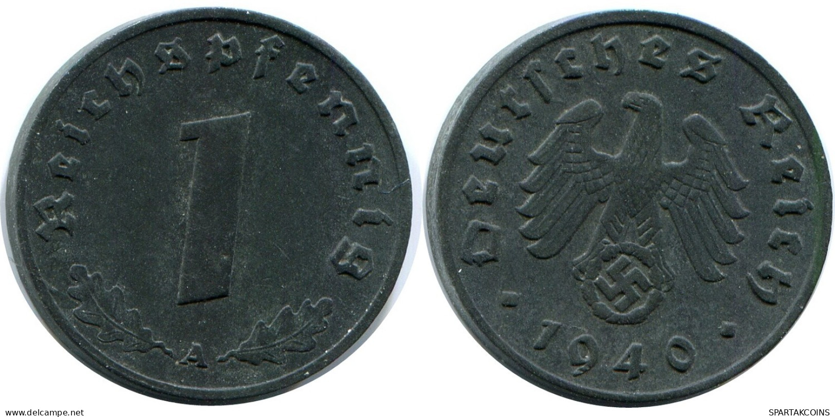 1 REICHSPFENNIG 1940 A GERMANY Coin #DB809.U.A - 1 Reichspfennig