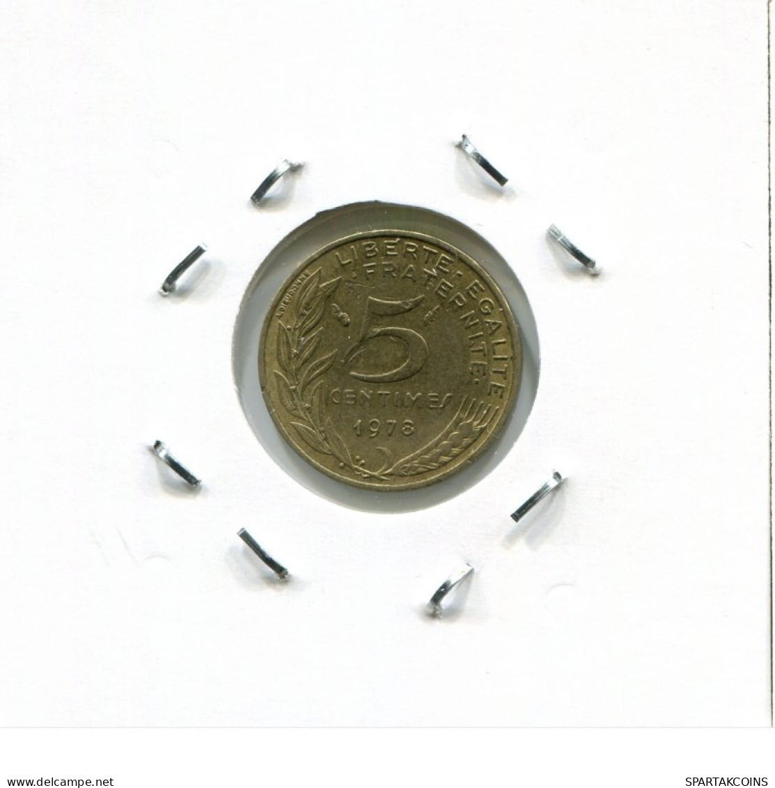 5 CENTIMES 1978 FRANCIA FRANCE Moneda #AN809.E.A - 5 Centimes