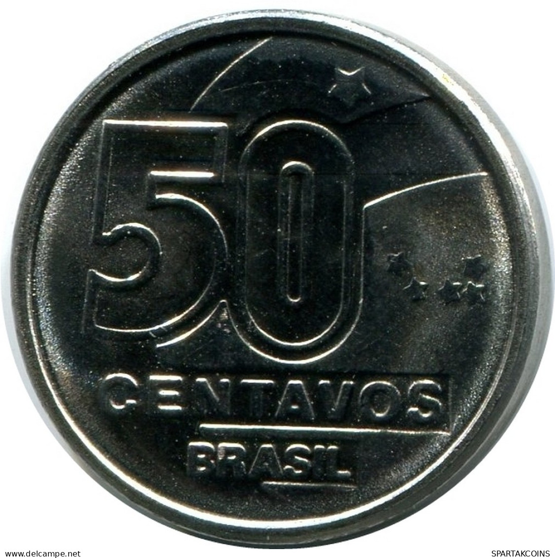 50 CENTAVOS 1989 BRÉSIL BRAZIL Pièce UNC #M10085.F.A - Brasil