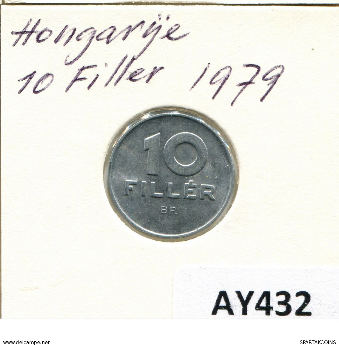 10 FILLER 1979 SIEBENBÜRGEN HUNGARY Münze #AY432.D.A - Hongarije