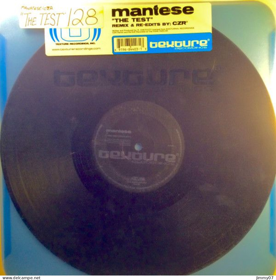 Mantese - The Test (12") - 45 Toeren - Maxi-Single
