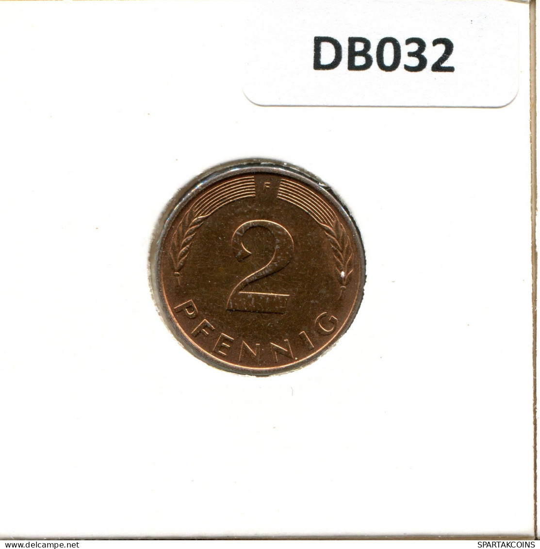 2 PFENNIG 1983 F WEST & UNIFIED GERMANY Coin #DB032.U.A - 2 Pfennig