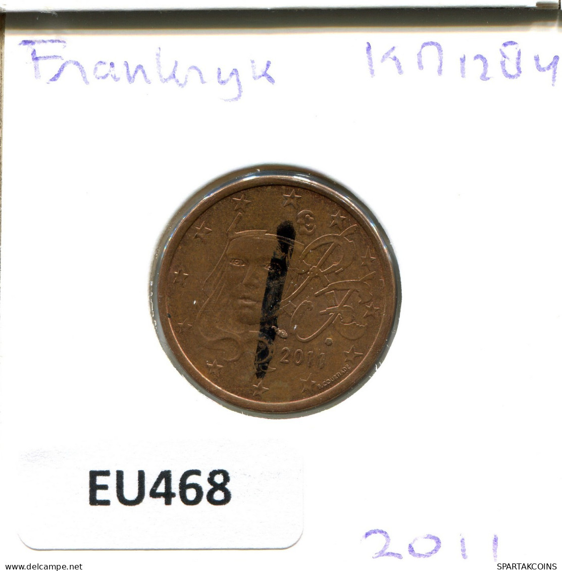 5 EURO CENTS 2011 FRANCE Coin Coin #EU468.U.A - Francia