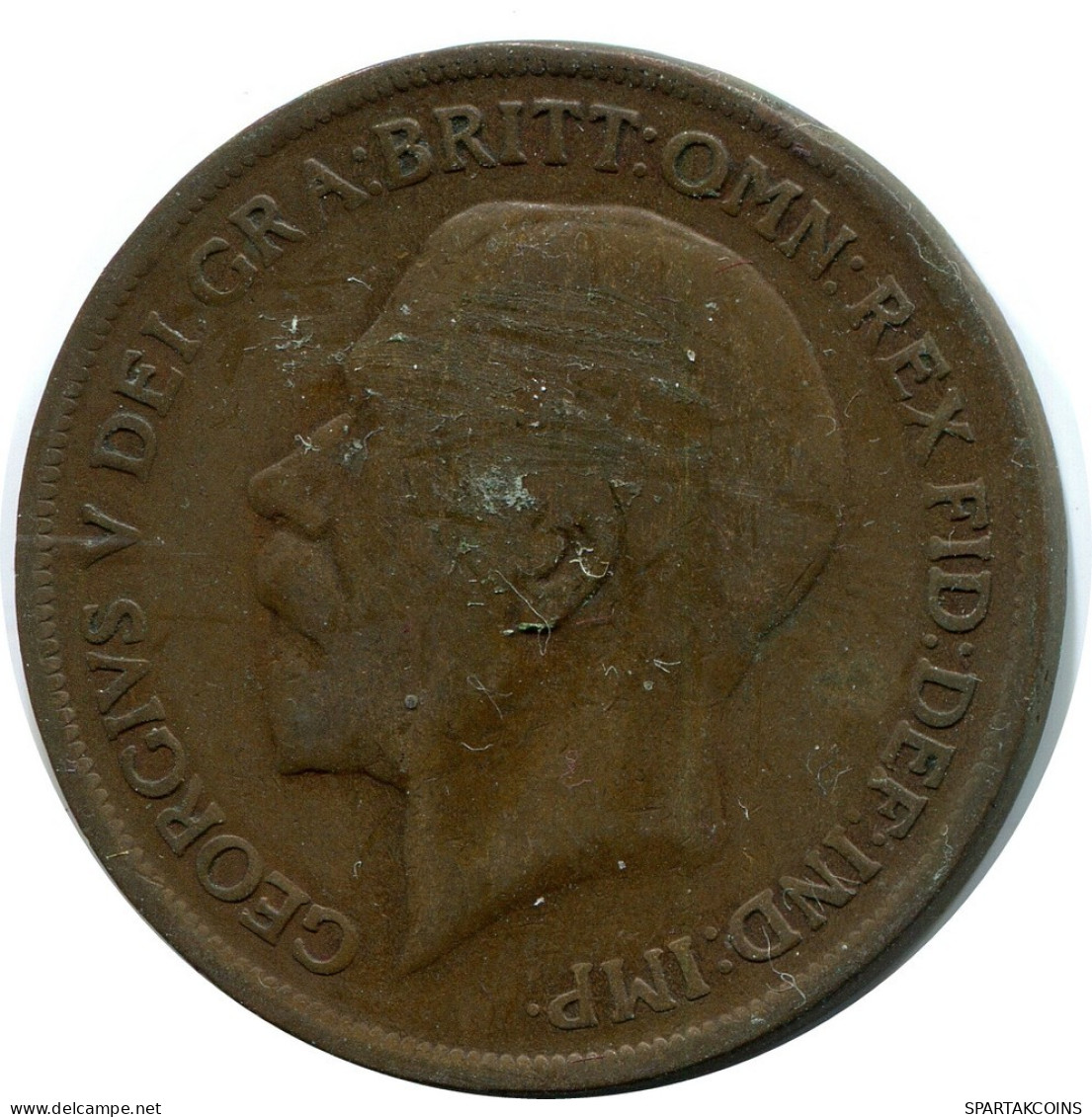 PENNY 1919 UK GRANDE-BRETAGNE GREAT BRITAIN Pièce #AZ709.F.A - D. 1 Penny