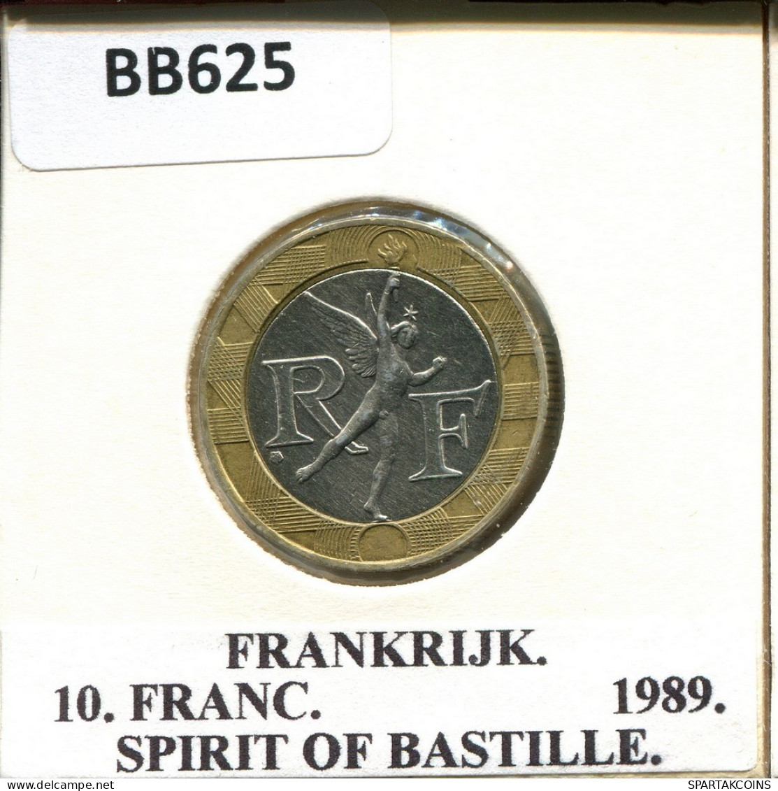 10 FRANCS 1989 FRANKREICH FRANCE Französisch Münze BIMETALLIC #BB625.D.A - 10 Francs