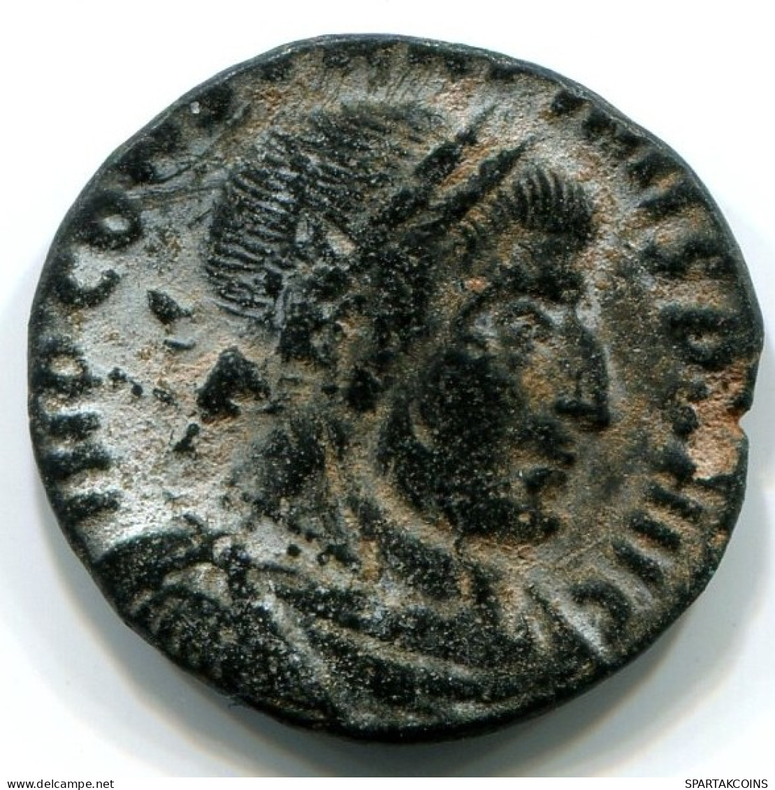 CONSTANTINE I AE SMALL FOLLIS Romano ANTIGUO Moneda #ANC12381.6.E.A - The Christian Empire (307 AD Tot 363 AD)