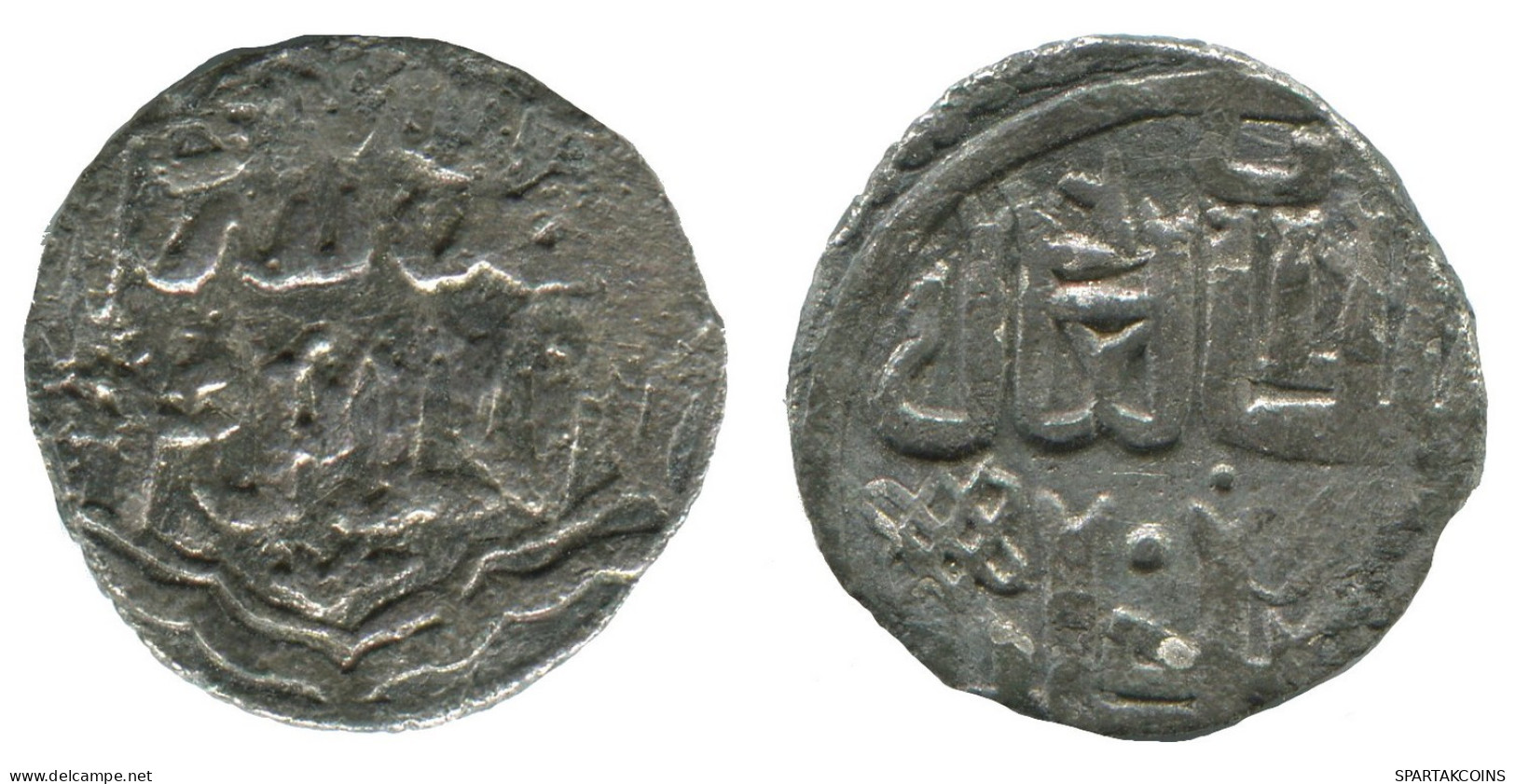 GOLDEN HORDE Silver Dirham Medieval Islamic Coin 1.4g/16mm #NNN2023.8.D.A - Islamic