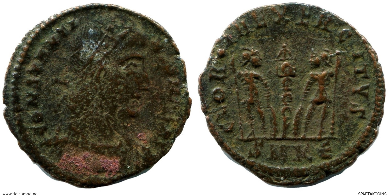 CONSTANTINE I MINTED IN CYZICUS FOUND IN IHNASYAH HOARD EGYPT #ANC10991.14.U.A - The Christian Empire (307 AD Tot 363 AD)