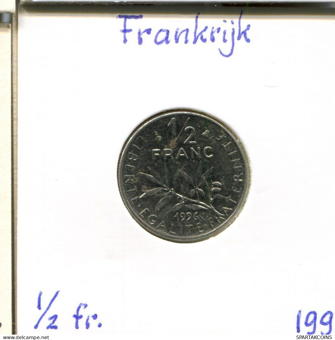 1/2 FRANC 1996 FRANCE Coin French Coin #AM261.U.A - 1/2 Franc