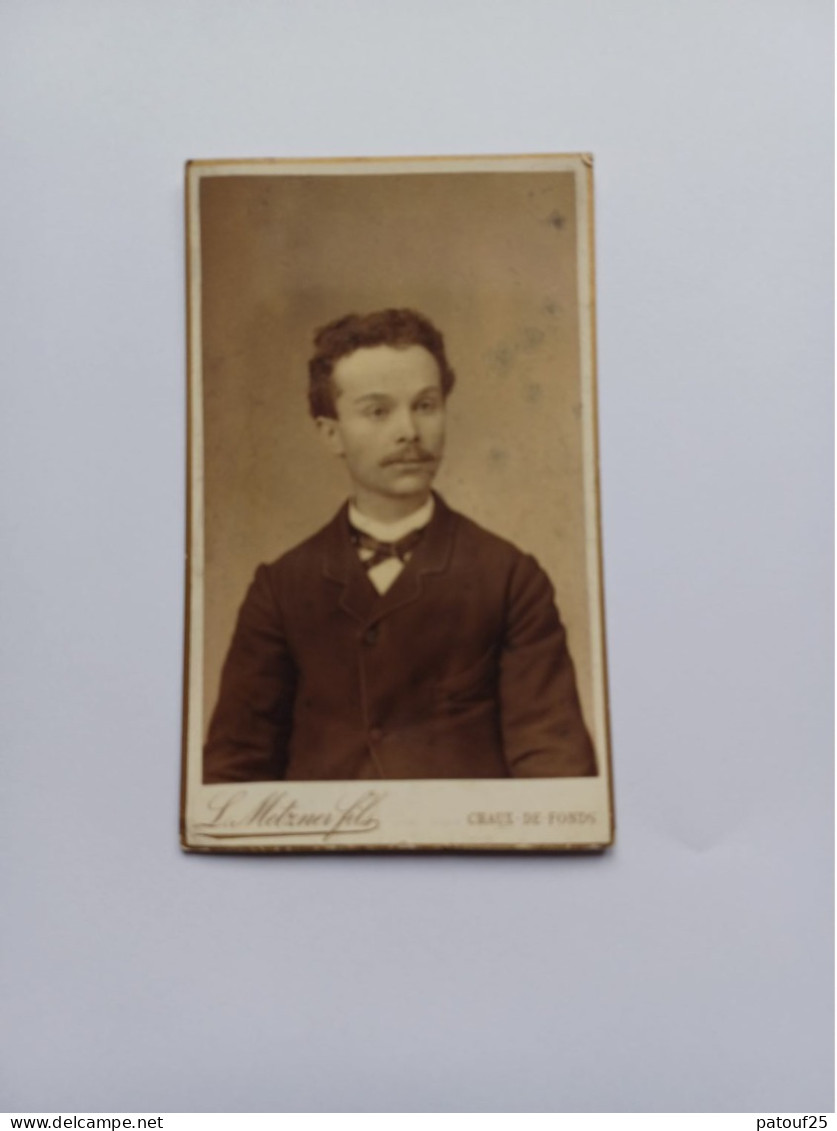 Très Ancienne Photographie Année 1900 METZNER Fils La Chaux De Fonds - Old (before 1900)