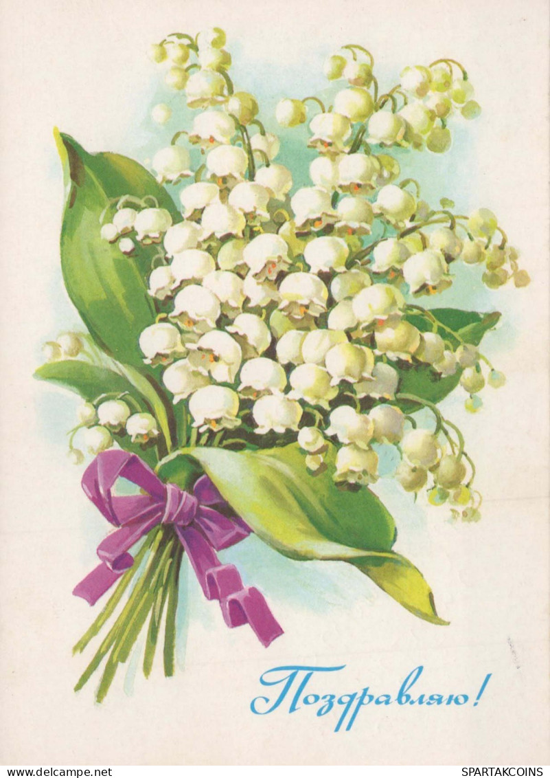 FLEURS Vintage Carte Postale CPSM #PAR431.A - Flowers
