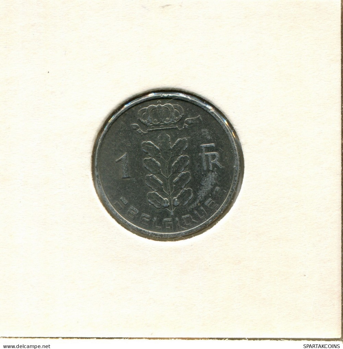 1 FRANC 1963 Französisch Text BELGIEN BELGIUM Münze #BB300.D.A - 1 Franc