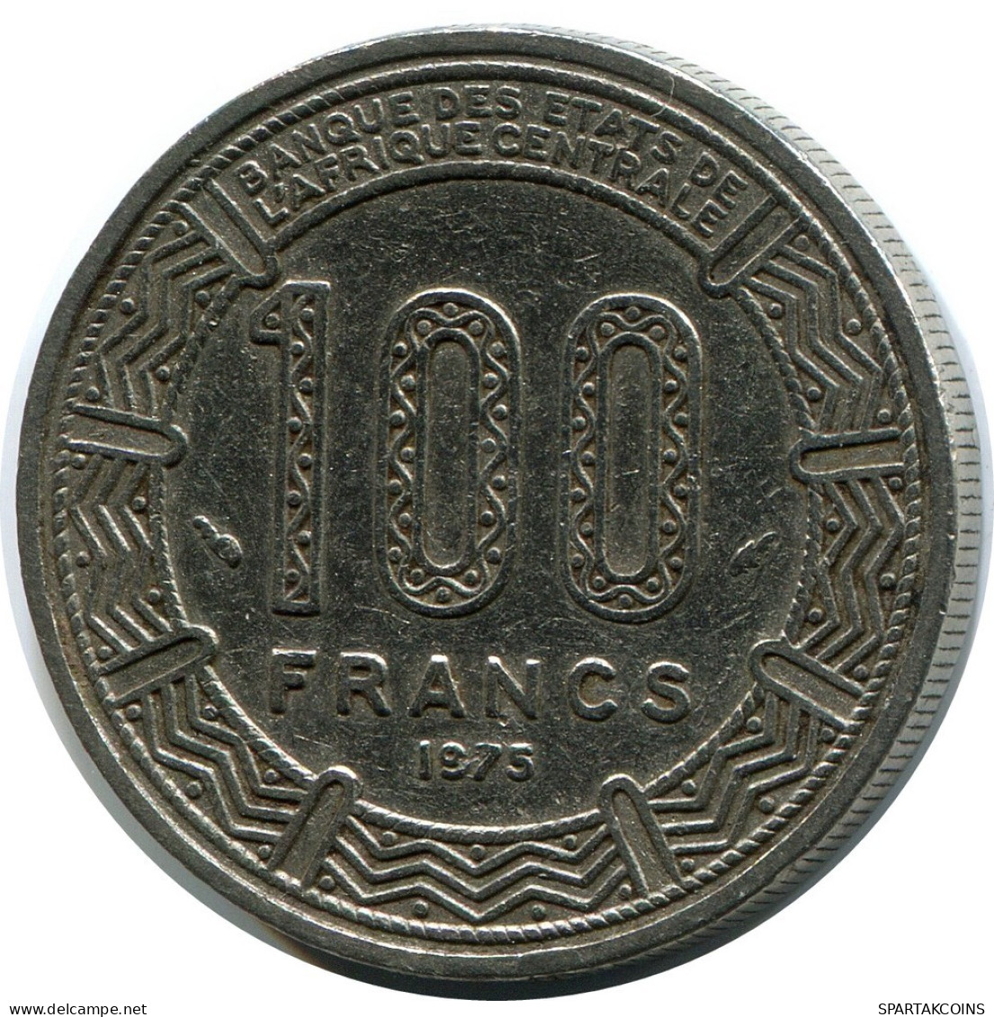 100 FRANCS 1975 KAMERUN CAMEROON Münze #AP854.D.A - Cameroun